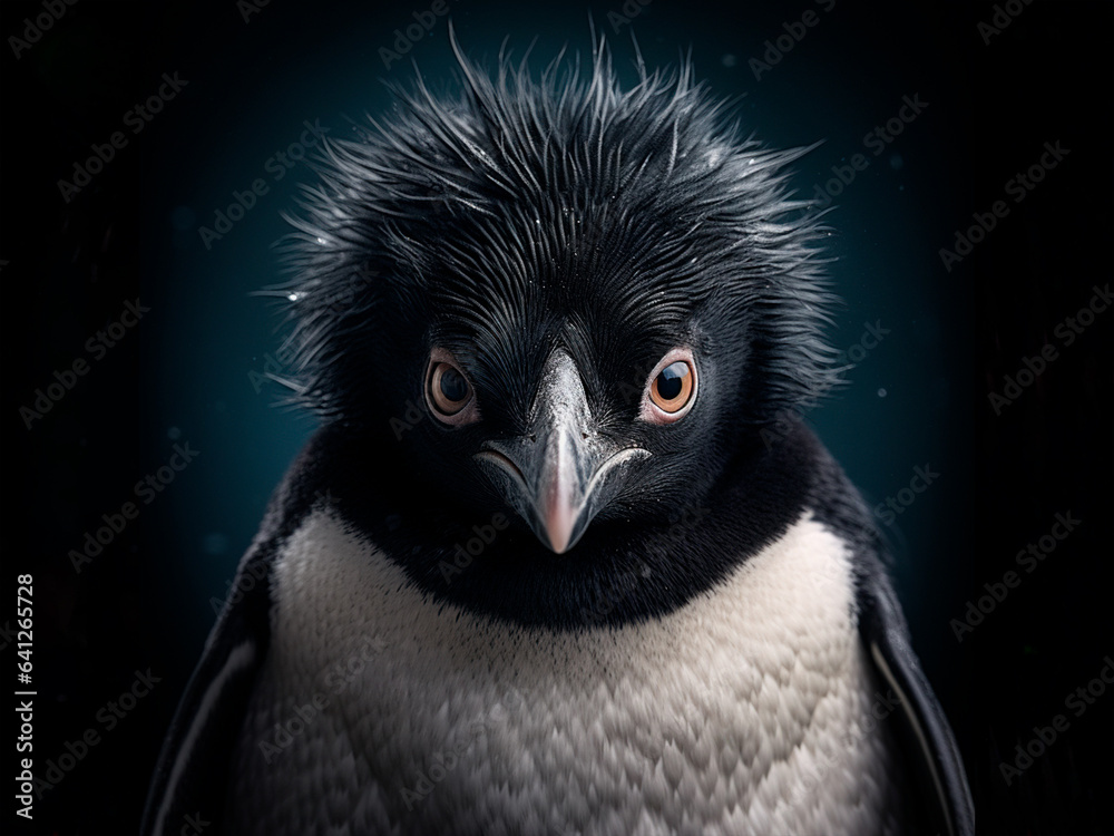 portrait of a penguin