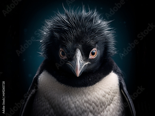 Obraz na płótnie portrait of a penguin w salonie