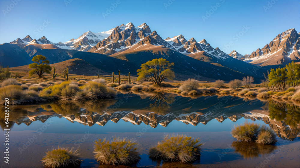 Fototapeta premium lake in the mountains