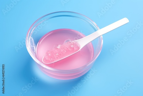 liquid pink pearl wax or sugar paste for depilation