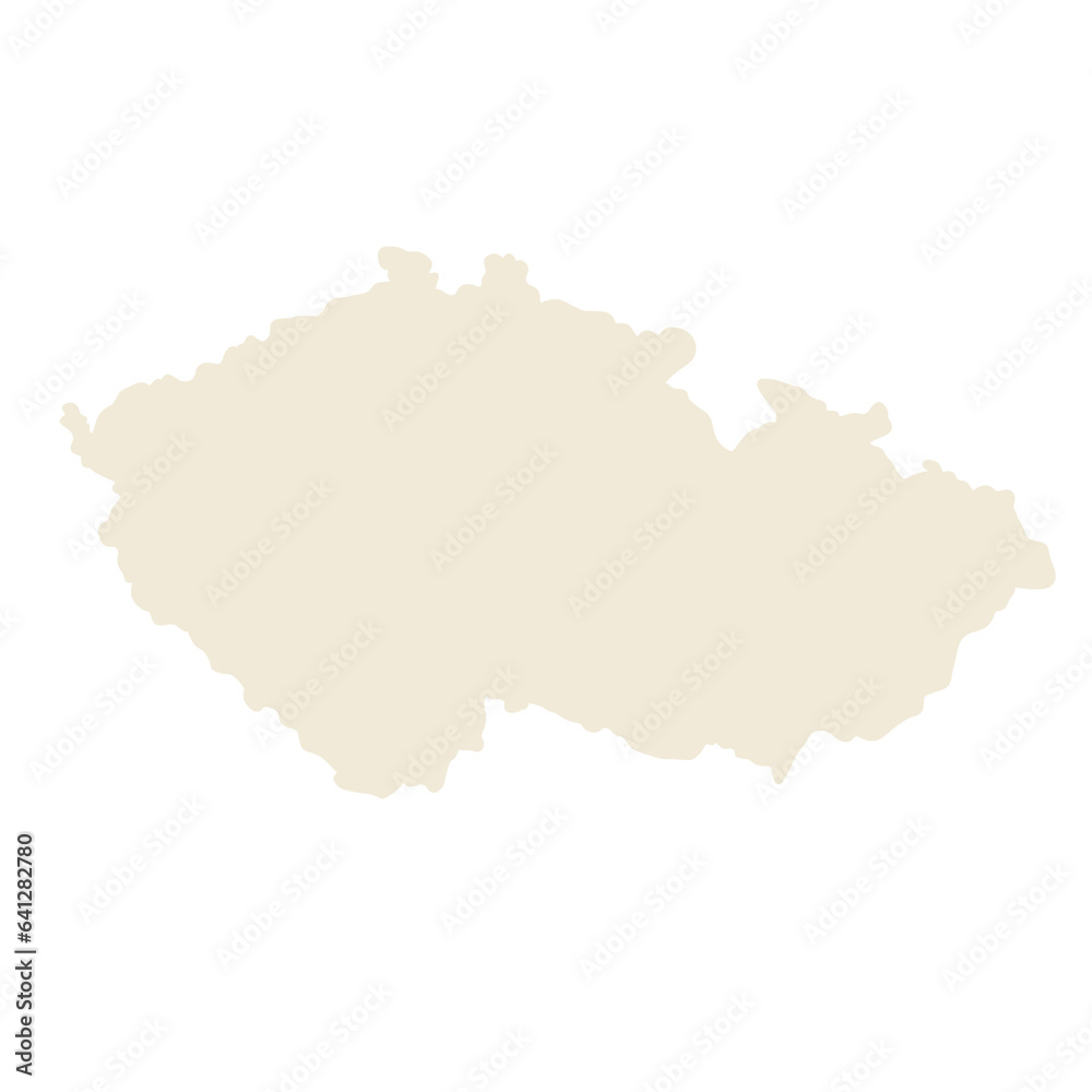 Map of Czech Republic 