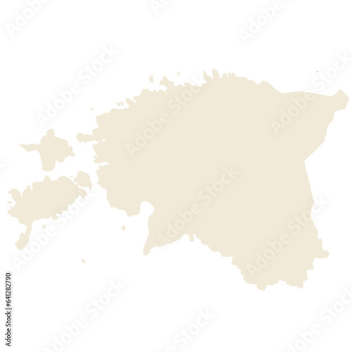 Map of Estonia 