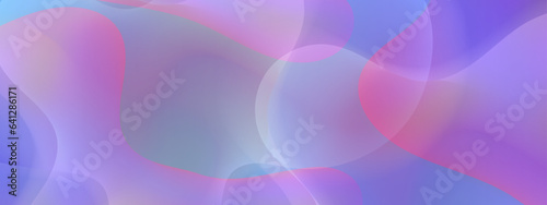 Fluid gradient background vector. Cute and minimal style posters with blue pink, vibrant organic shapes and liquid color. Modern wallpaper design for social media, idol poster, banner, flyer.