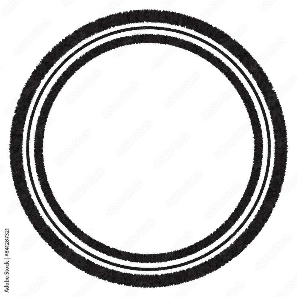 Black circle frame.
Black circle frame.