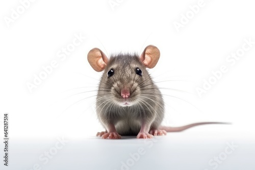 Rat photo realistic illustration - Generative AI.