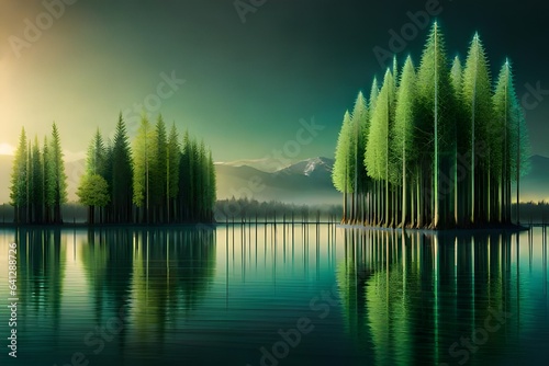 lake in the forest