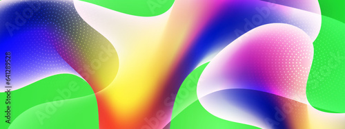 Fluid gradient background vector. Cute and minimal style posters with colorful, vibrant organic shapes and liquid color. Modern wallpaper design for social media, idol poster, banner, flyer.
