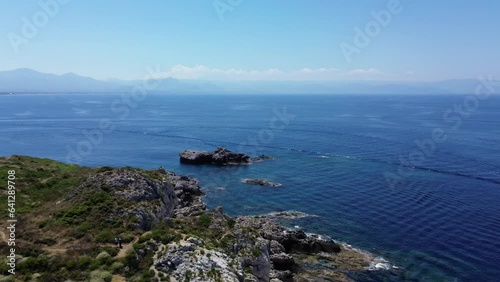 The infinity landscape of the italian oceans are expectacular photo