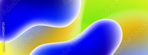 Fluid gradient background vector. Cute and minimal style posters with colorful, vibrant organic shapes and liquid color. Modern wallpaper design for social media, idol poster, banner, flyer.