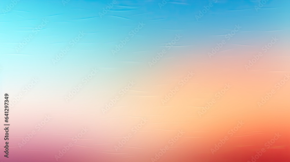 Modern simple abstract orange blue gradient background, concept art illustration