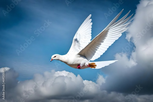 dove in the sky