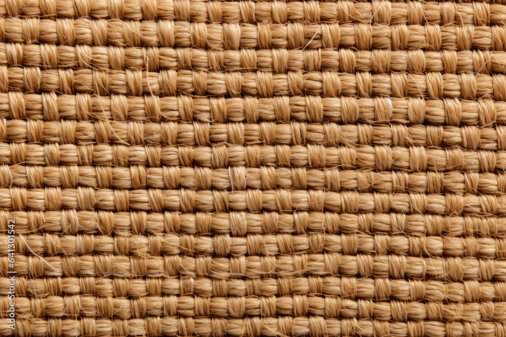 Intricate Patterns and Earthy Tones: A Close-Up Texture of a Sisal Woven Mat Intricate Patterns and Earthy Tones: A Close-Up Texture of a Sisal Woven Mat