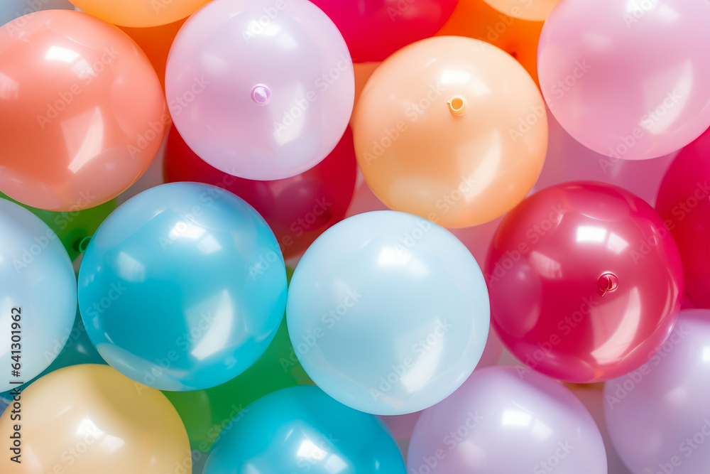 Vibrant Burst: Capturing the Macro Texture of Balloons in Exquisite Detail