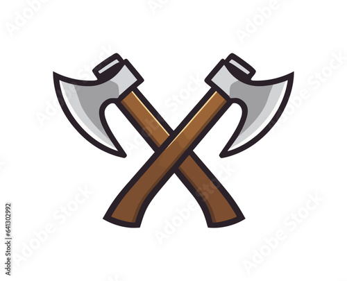 cross axe cartoon with good quality