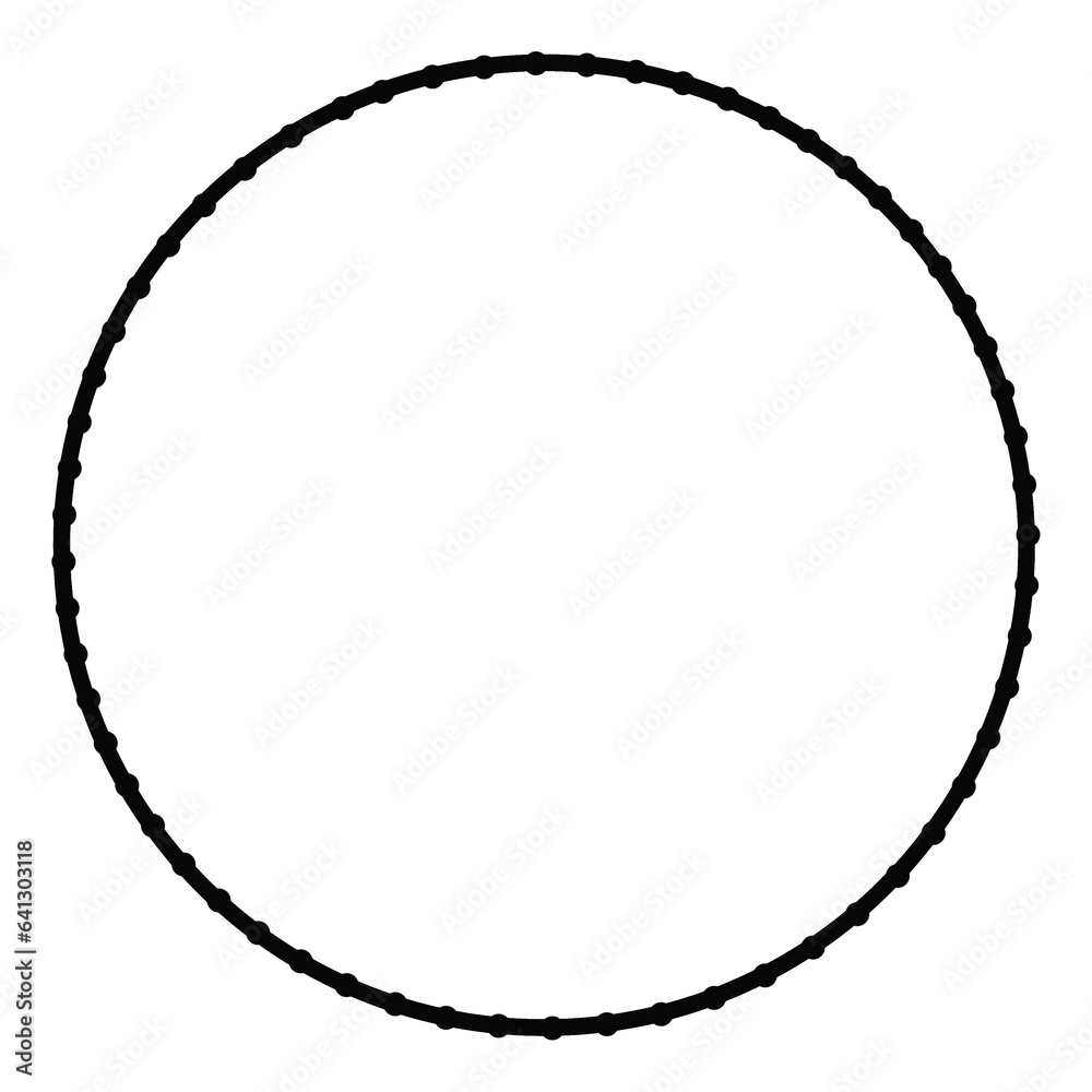 Black circle frame.
Black circle frame.