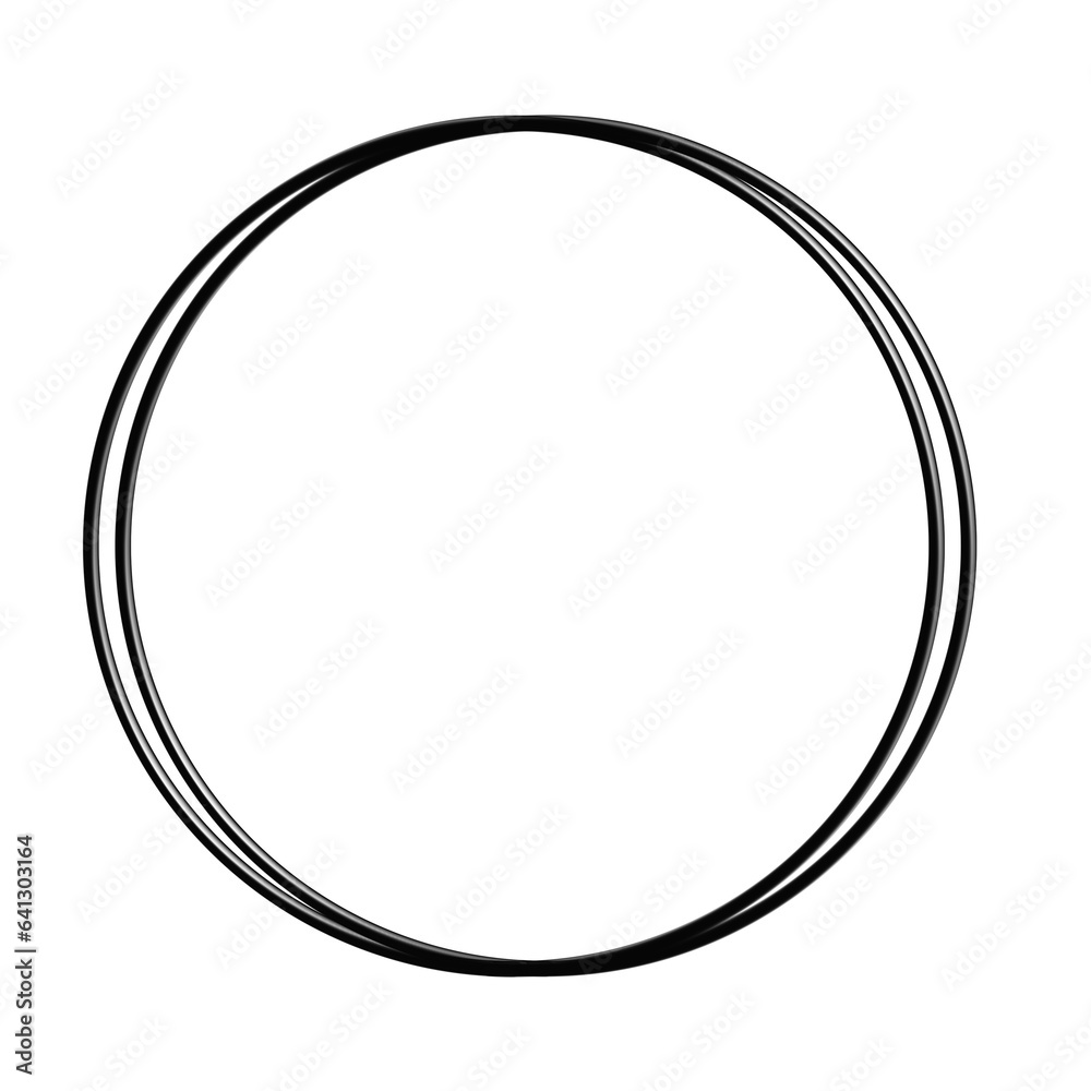Black circle frame.
Black circle frame.