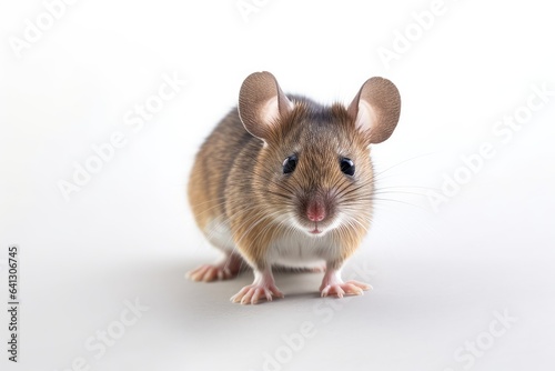 Mouse photo realistic illustration - Generative AI.
