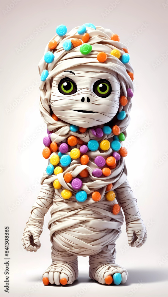 Cute Cartoon Halloween Mummy Cute Cartoon Halloween Mummy