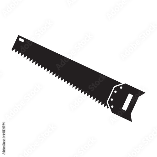 hand saw icon design vector isolated