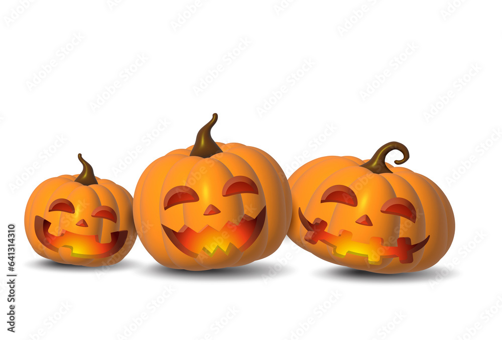 Holiday Halloween set of themed decorative elements for design. 3d objects in cartoon style. Pumpkin Halloween symbols collection. Holiday Halloween set of themed decorative elements for design. 3d objects in cartoon style. Pumpkin Halloween symbols collection.