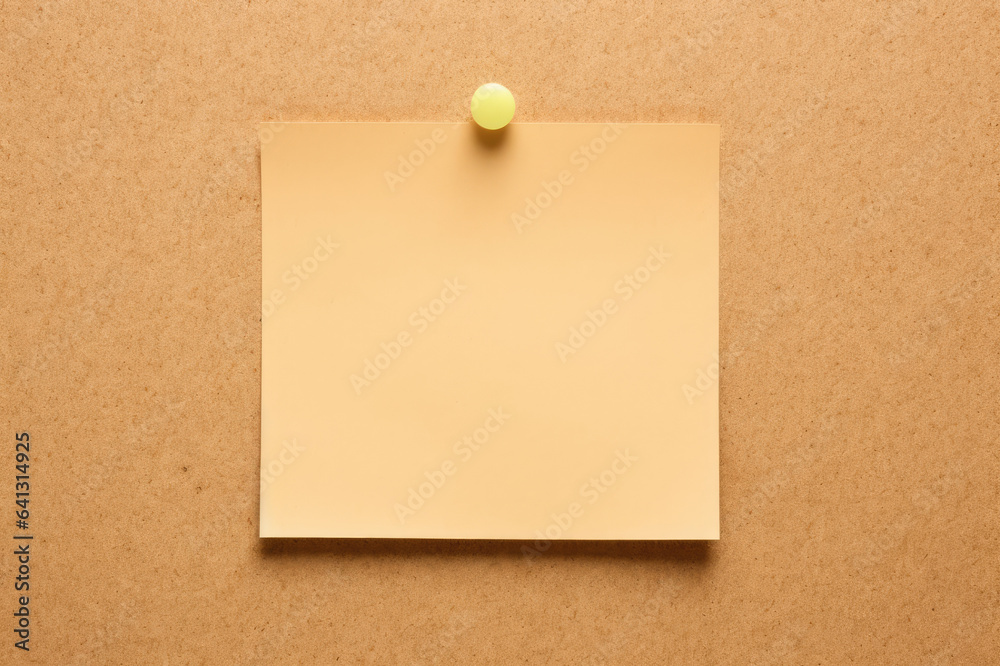A sheet of brown paper, top view A sheet of brown paper, top view