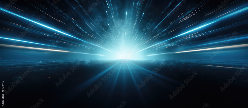 Obraz premium Abstract blue light 