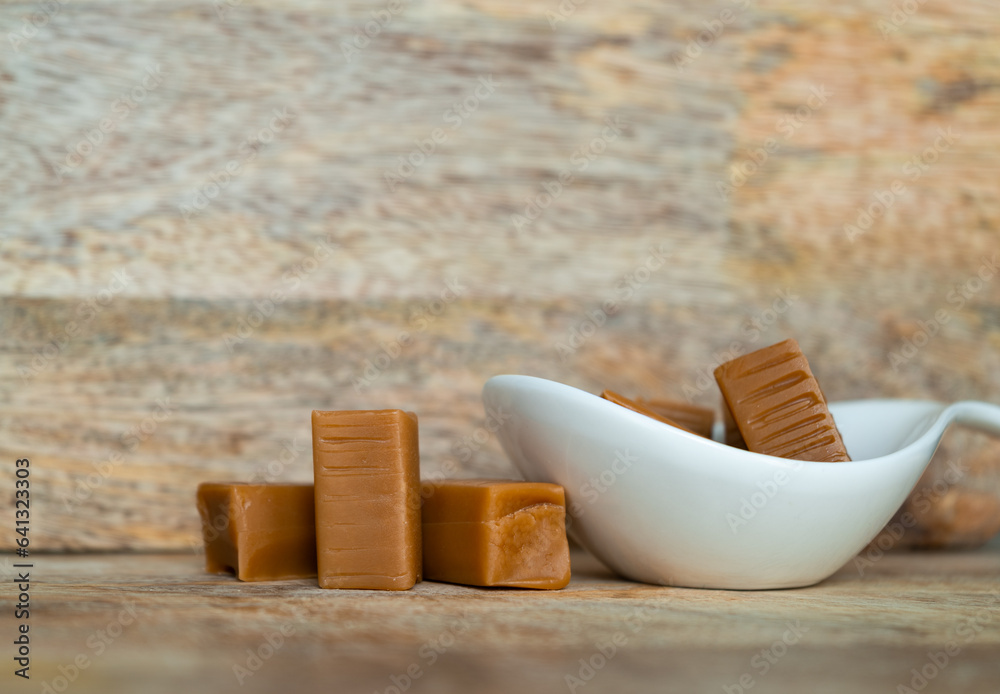 Traditional Polish fudge, known as Krówki meaning little cows. Krówka