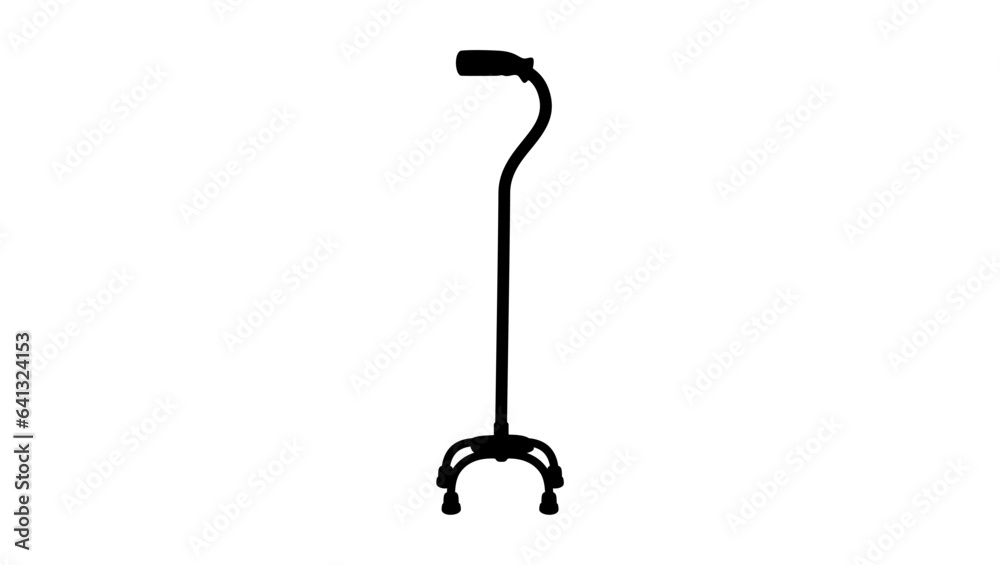 Walking Stick with Small Base