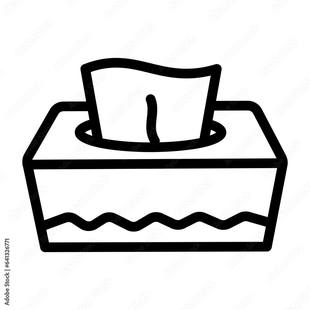 illustration of a Tissue illustration of a Tissue