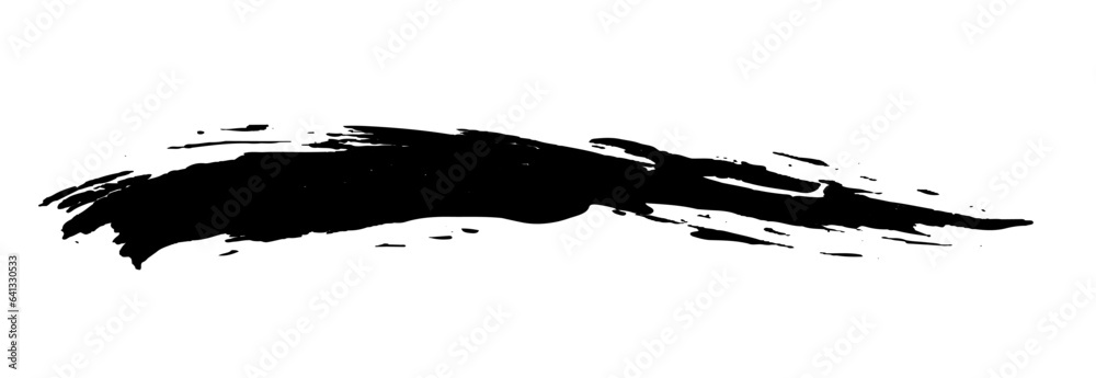 Brush strokes drawn with ink Brush strokes drawn with ink