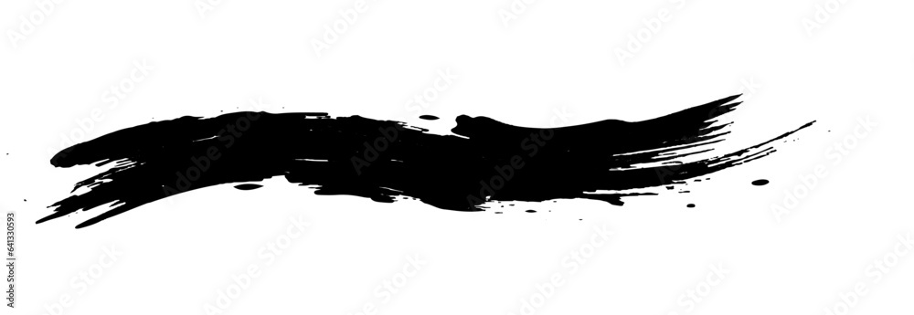 Brush strokes drawn with ink Brush strokes drawn with ink