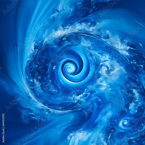 Energetic Blue Swirls: An explosion of energetic and dynamic blue-colored flame like swirls that evoke a sense of movement and liveliness, blue light