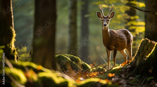 deer in the forest © Anastasiia Trembach