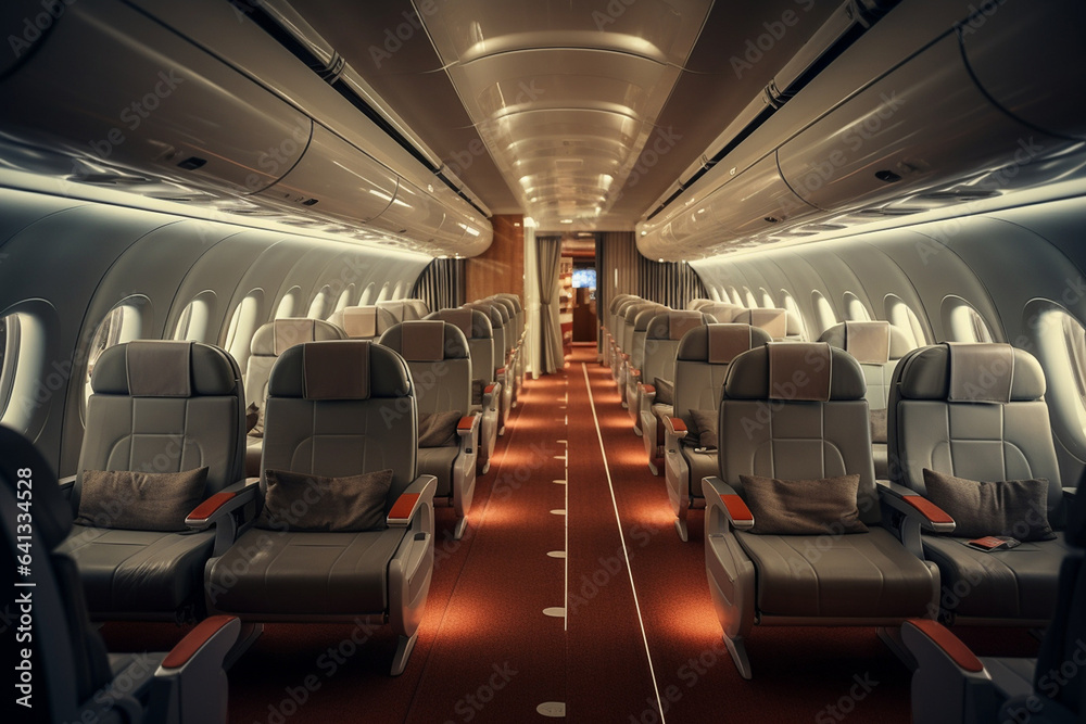 passenger aircraft cabin passenger aircraft cabin