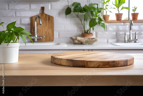 cutting board in the kitchen, background