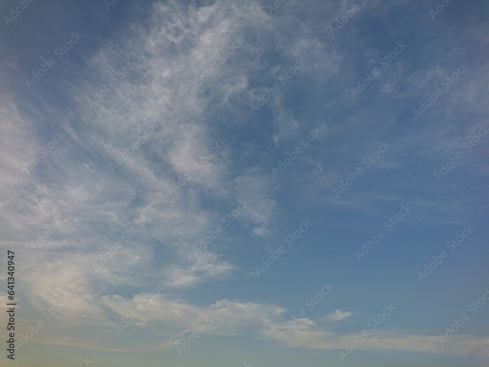 Obraz premium Blue sky view. abstract clouds