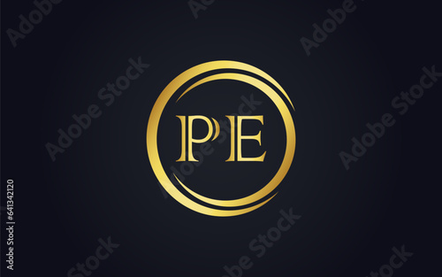 This is a luxury latter golden logo design business and company identity.