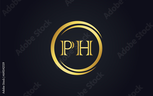 This is a luxury latter golden logo design business and company identity.