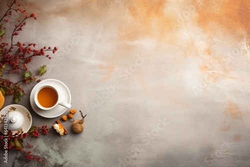 Banner design for green tea © Tarun