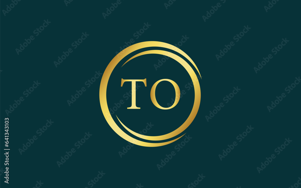 Initial Letter TO Linked Logo for business and company identity. Modern Letter TO Logo Vector Template with modern trendy golden logo Initial Letter TO Linked Logo for business and company identity. Modern Letter TO Logo Vector Template with modern trendy golden logo
