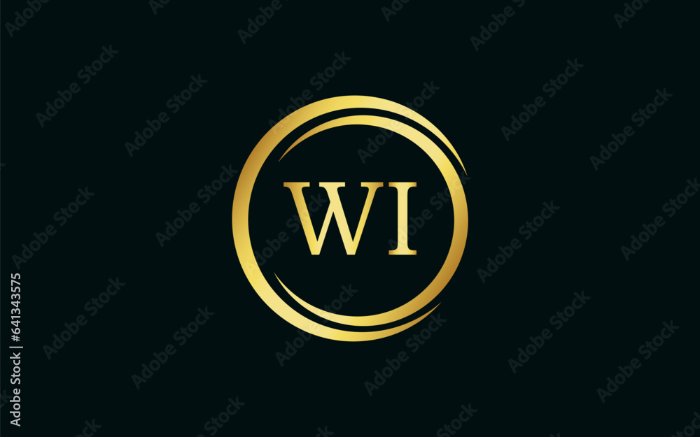 WI latter royal logo, modern design, initial based latter logo vector file illustration ESP10
WI latter royal logo, modern design, initial based latter logo vector file illustration ESP10