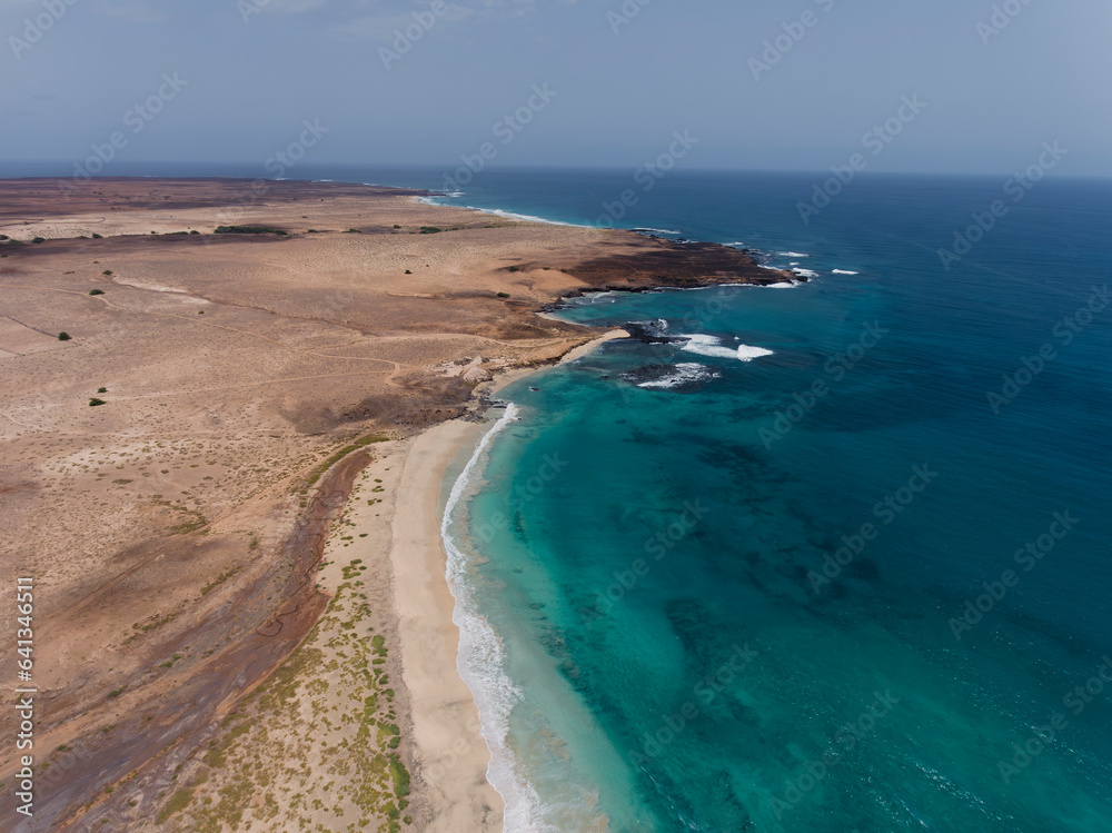 Maio Island in Cape Verde boasts exquisite beaches. With their soft sands, azure waters, and tranquil ambiance, they offer a serene tropical paradise.