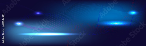 Abstract background on technology and digital data connection ,
Modern communication style concept blue and black tones , background design vector illustration 
at the back is a table.