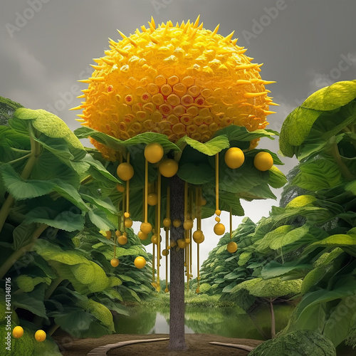chinese iron tree flower grown indoors Generative AI