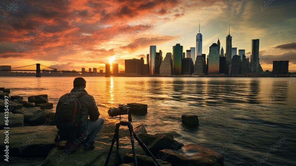 Fototapeta premium beautiful landscape new york