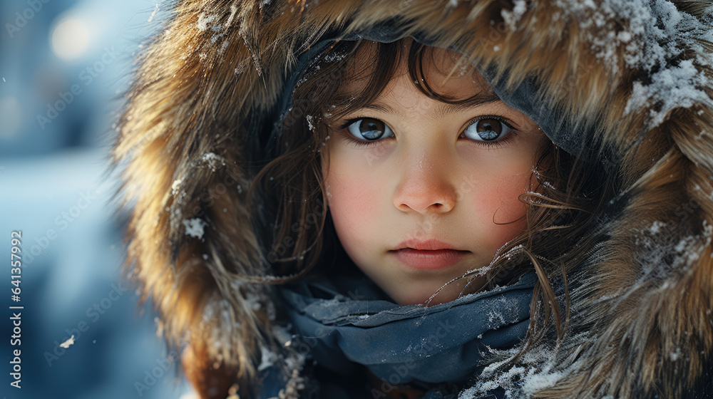 kid eskimo from Inuit tribe, Iglu, high detailed facial features, ai generated. kid eskimo from Inuit tribe, Iglu, high detailed facial features, ai generated.