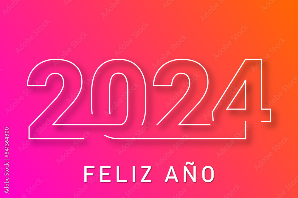 2024 - feliz año nuevo 2024 - feliz año nuevo