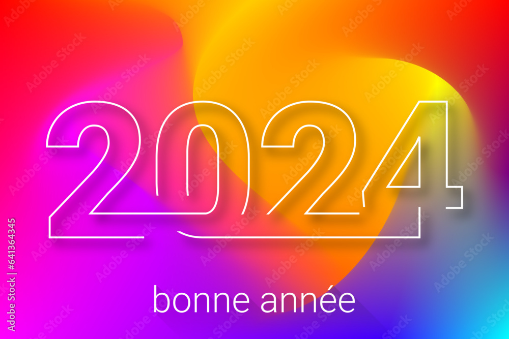 2024 - Meilleurs vœux - Bonne année 2024 - Meilleurs vœux - Bonne année