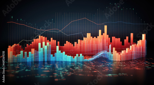 Business data analysis and analytics of customers insights with charts.