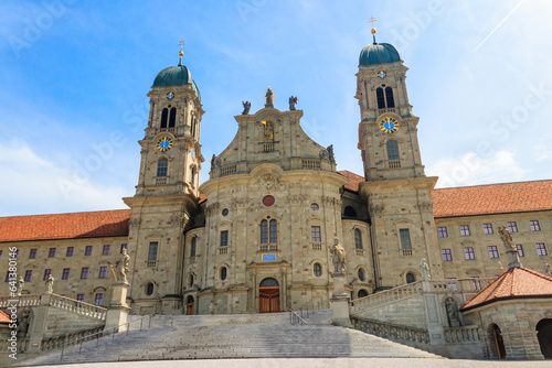 Benedictine Abbey of Einsiedeln in Switzerland © olyasolodenko
